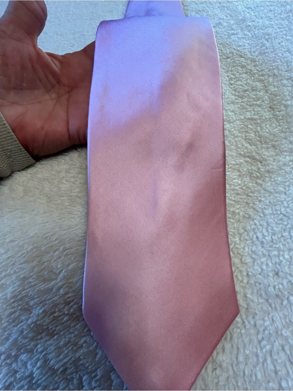 🎁3 for $30 - Classic Solid Pink Necktie